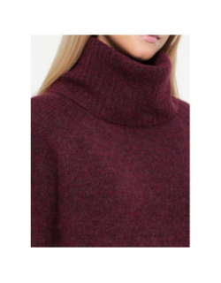 Pull col roulé gila bordeaux femme - Only