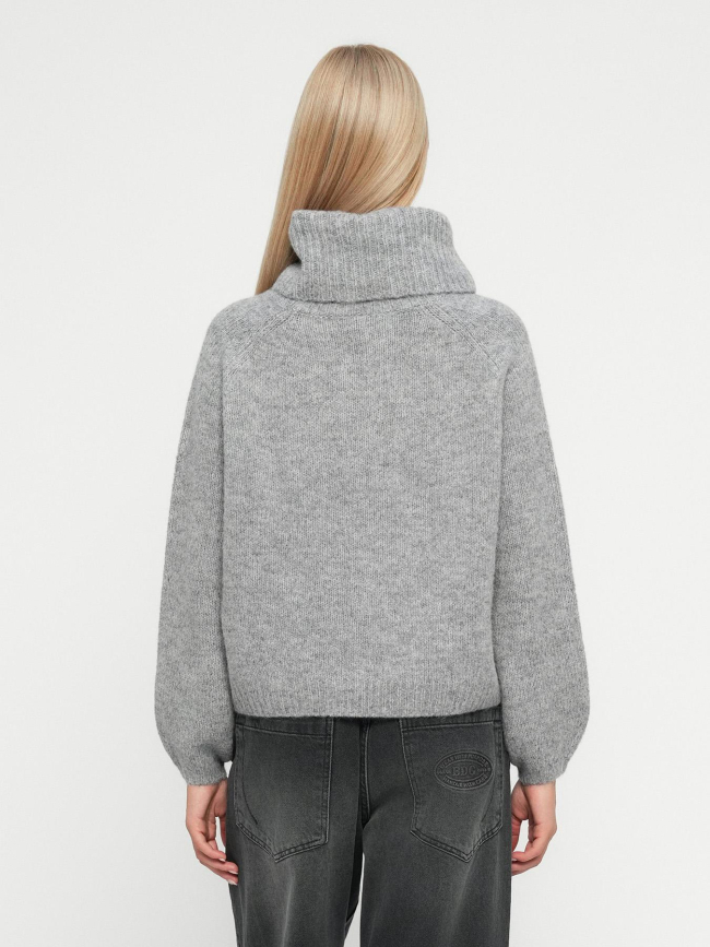 Pull col roulé gila gris femme - Only