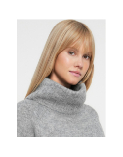 Pull col roulé gila gris femme - Only