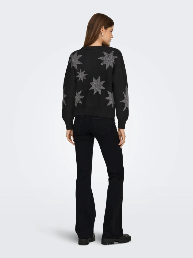Pull étoiles pailletées rosie noir femme - Only