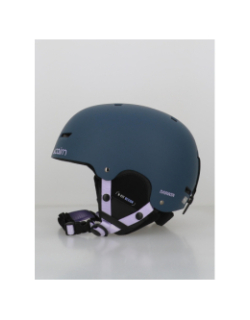 Casque de ski et vélo darwin bleu marine et violet adulte - Cairn