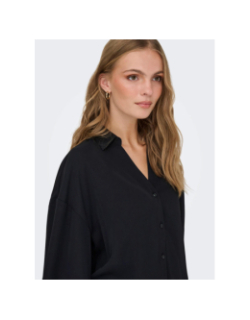 Chemise loose fit à manches 3/4 jdynana noir femme - JDY