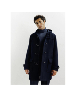 Manteau duffle-coat bleu marine homme - Izac