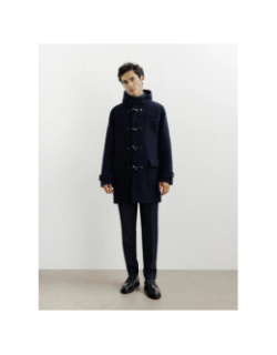 Manteau duffle-coat bleu marine homme - Izac