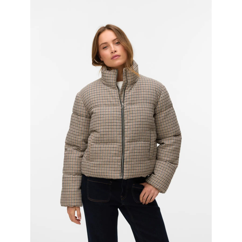 Doudoune à chevrons lyon marron femme - Vero Moda