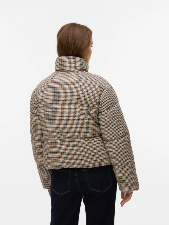 Doudoune à chevrons lyon marron femme - Vero Moda