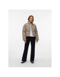 Doudoune à chevrons lyon marron femme - Vero Moda