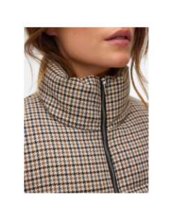 Doudoune à chevrons lyon marron femme - Vero Moda