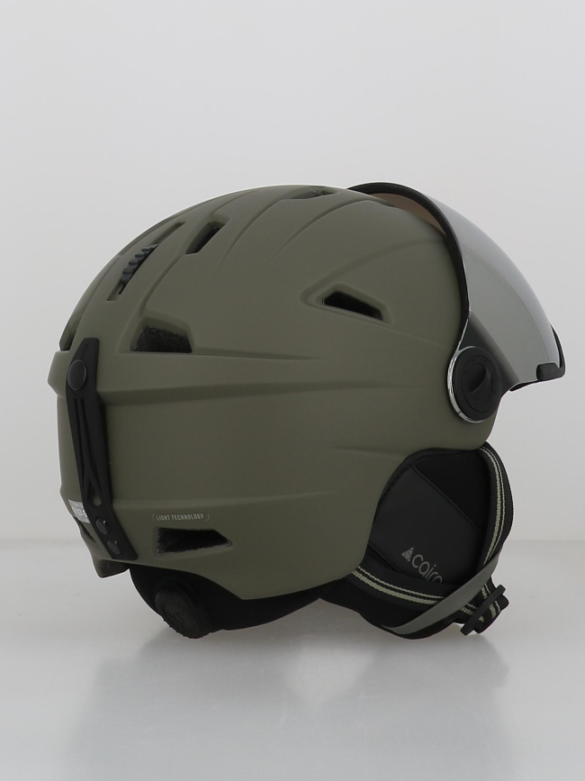Casque de ski avec masque electron visor kaki femme - Cairn