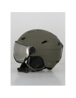 Casque de ski avec masque electron visor kaki femme - Cairn