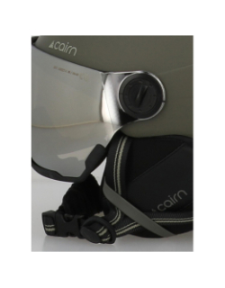 Casque de ski avec masque electron visor kaki femme - Cairn