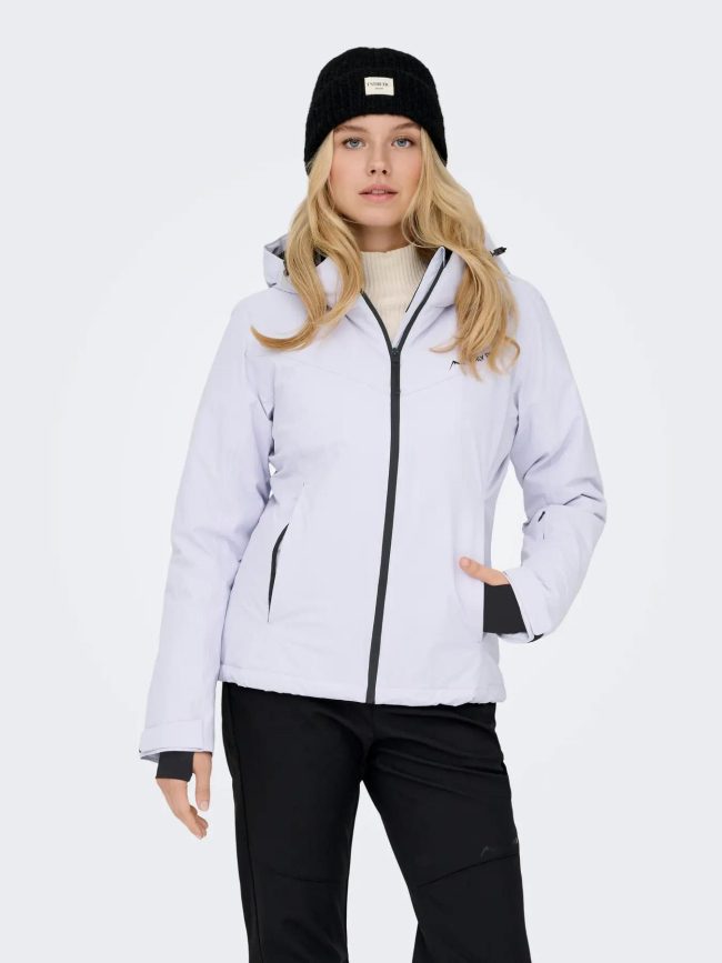 Veste de ski slope violet clair femme - Only