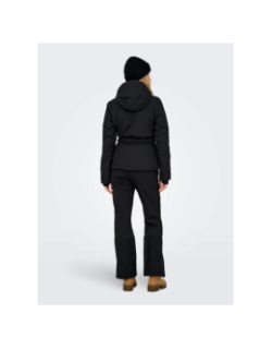 Veste de ski à ceinture slope noir femme - Only Play