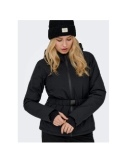 Veste de ski à ceinture slope noir femme - Only Play