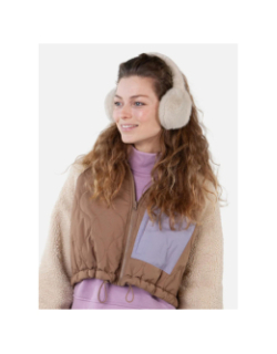 Cache oreilles fausse fourrure beige femme - Barts