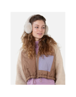 Cache oreilles fausse fourrure beige femme - Barts
