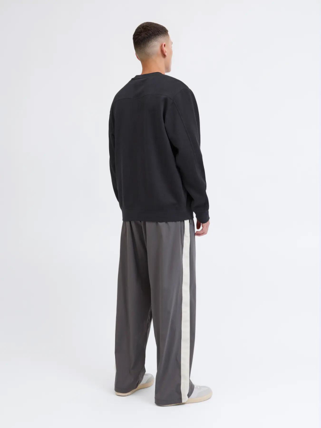 Sweatshirt point badge noir homme - Jack & Jones