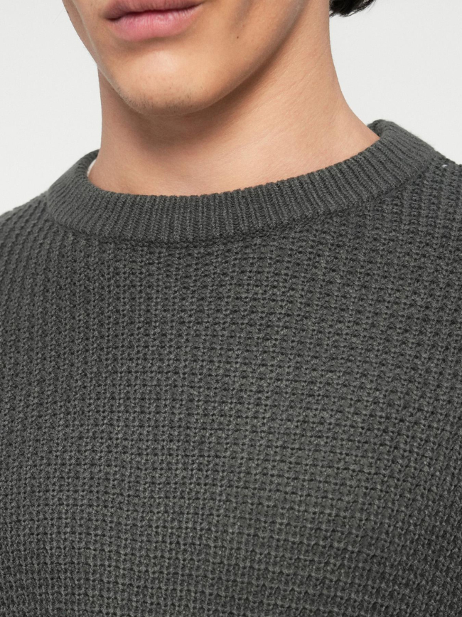 Pull global gris anthracite homme - Jack & Jones