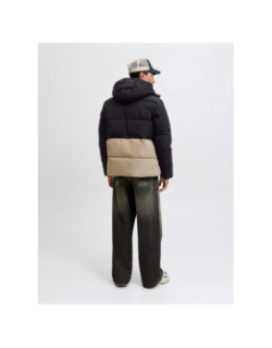 Doudoune bicolore eowen noir homme - Jack & Jones