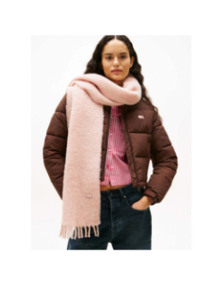 Echarpe heritage solid rose femme - Tommy Jeans