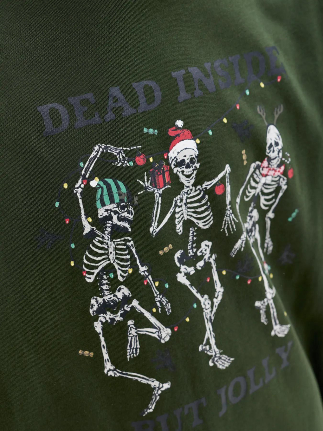 T-shirt à manches courtes jjenoel vert garçon - Jack & Jones