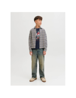 T-shirt à manches courtes jjnoel bleu nuit garçon - Jack & Jones