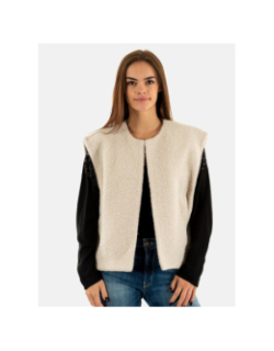 Veste sans manche mila life beige femme - Only