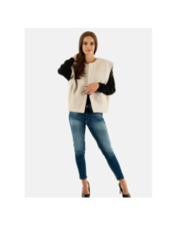 Veste sans manche mila life beige femme - Only