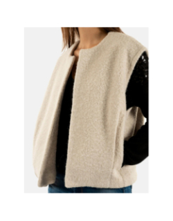 Veste sans manche mila life beige femme - Only