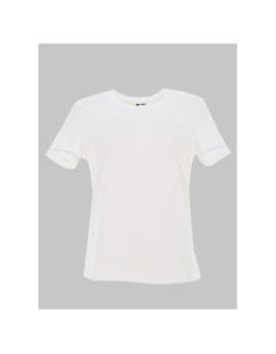 T-shirt uni liana strass blanc femme - Vero Moda