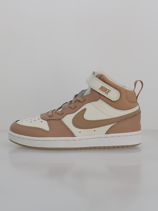 Baskets court borough mid psv marron enfant - Nike