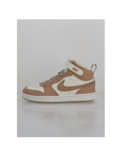 Baskets court borough mid psv marron enfant - Nike