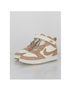 Baskets court borough mid psv marron enfant - Nike