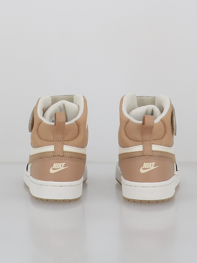 Baskets court borough mid psv marron enfant - Nike