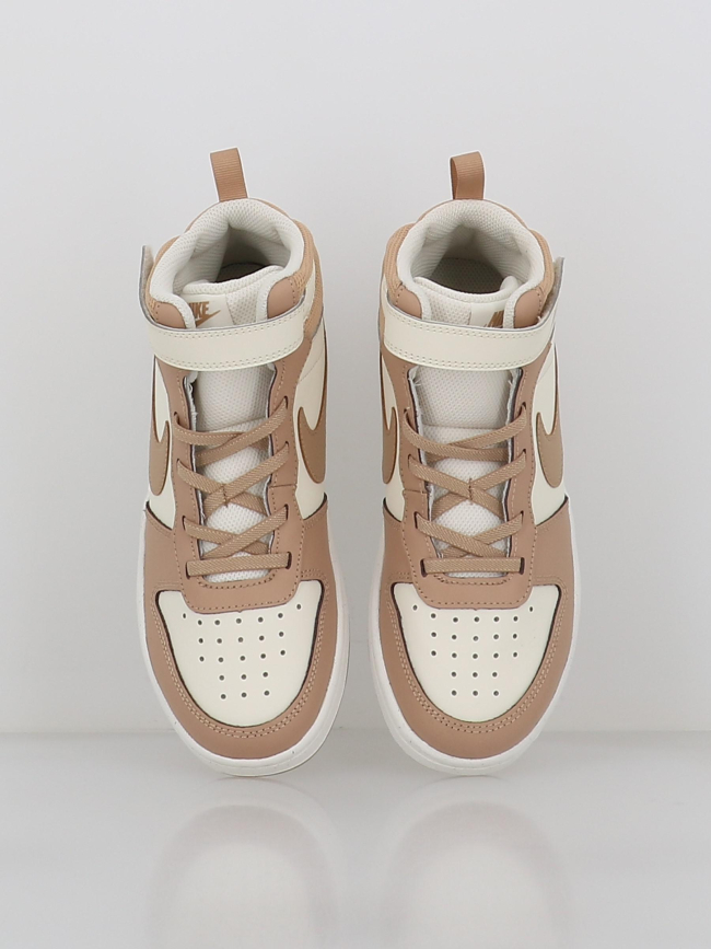 Baskets court borough mid psv marron enfant - Nike