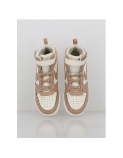 Baskets court borough mid psv marron enfant - Nike