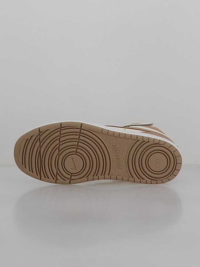 Baskets court borough mid psv marron enfant - Nike