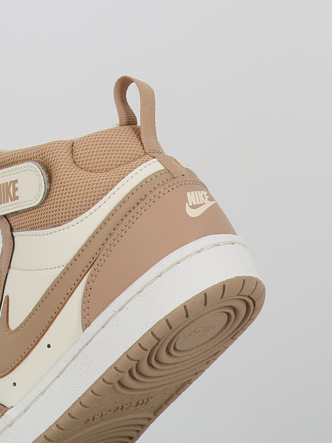 Baskets court borough mid psv marron enfant - Nike