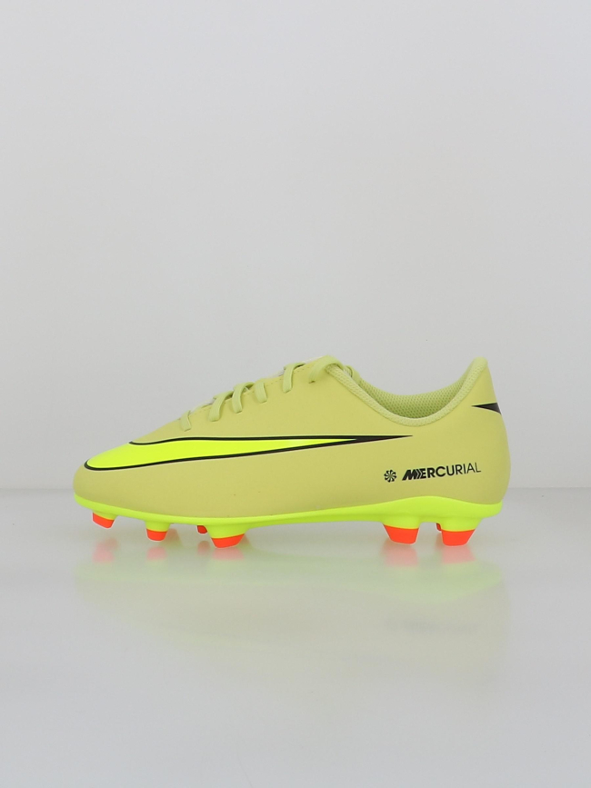 Chaussures de football vapor 16 club fg/mg fluo ado - Nike