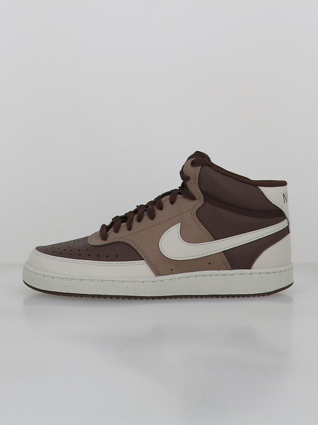 Baskets montantes court vision marron homme - Nike