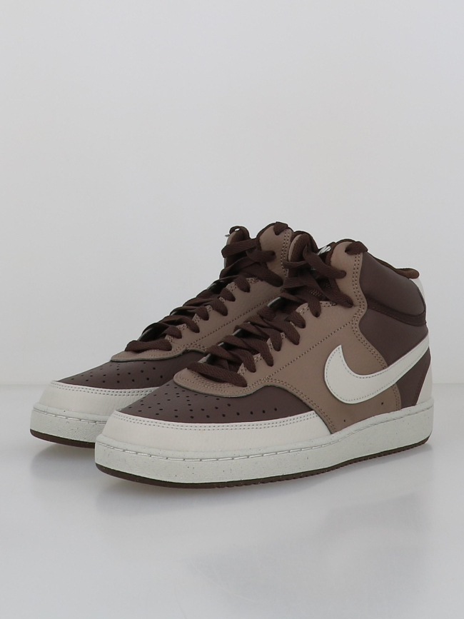Baskets montantes court vision marron homme - Nike