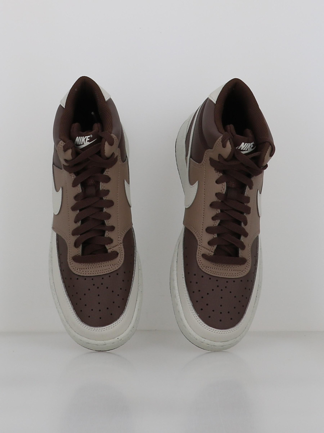 Baskets montantes court vision marron homme - Nike