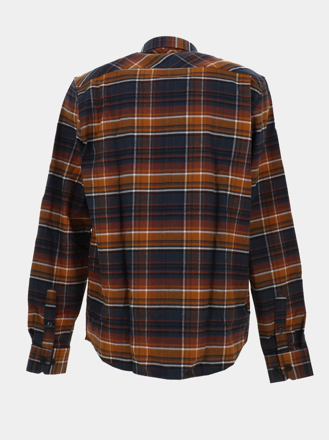 Chemise à carreaux lazaka marron homme - Benson & Cherry