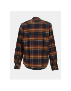 Chemise à carreaux lazaka marron homme - Benson & Cherry