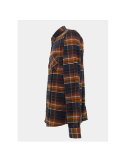 Chemise à carreaux lazaka marron homme - Benson & Cherry