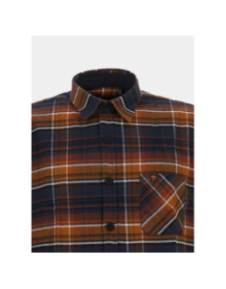Chemise à carreaux lazaka marron homme - Benson & Cherry