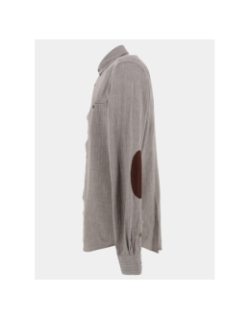 Chemise chevrons lamia marron homme - Benson & Cherry