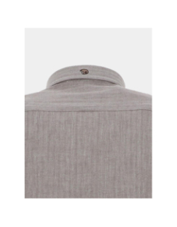 Chemise chevrons lamia marron homme - Benson & Cherry