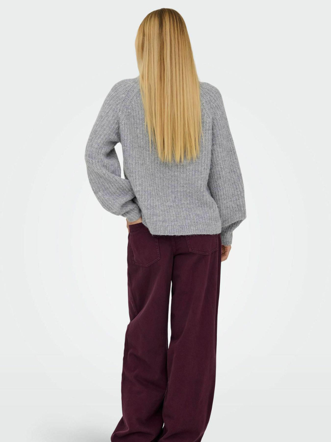 Pull gila life structure gris femme - Only