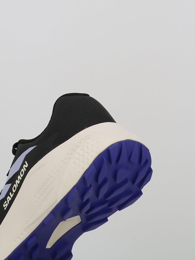 Chaussures de trail alphaglide noir et violet femme - Salomon